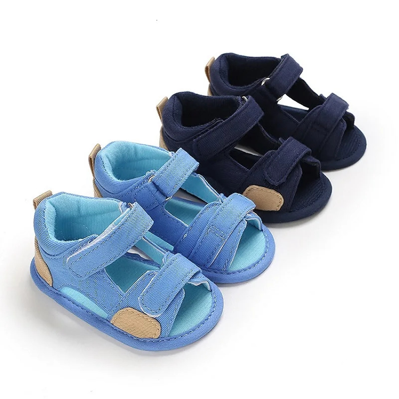 Summer Sandals born Baby Boys Girls Shoes Casual Soft Sole Breathable First Walker Canvas Nonslip Toddler 250725