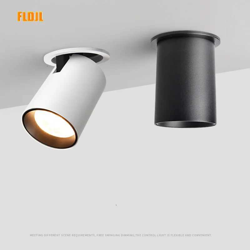 Dimming embedded folding LED downlight 10W 15W 20W LED spotlight for living room TV background wall aisle ceiling COB downlight XJ250725
