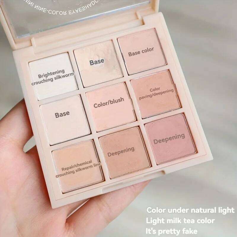 ltifunctional Eyeshadow Palette 9 Colors Various Shades Long Lasting Moisturizing Eye Shadow Palettes for Women Makeup Kit