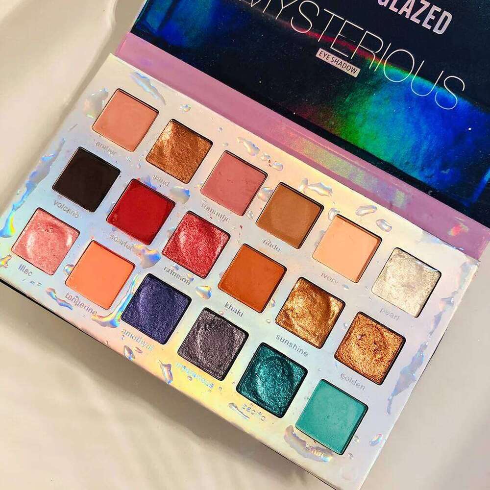 Beauty Glazed Mysteriou 18 color Eyeshadow Palette Matte, Shimmer, Glitter - lti-Reflective Shades for Stunning Makeup Looks