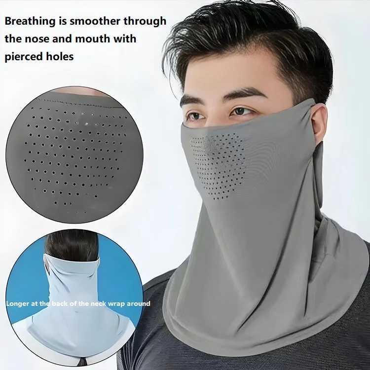 New Sunscreen Mask Covers Face for The Sun Neck Protector Uv Blocking Mask Face Uv Protection Sun Protection for Face Cover Z250725