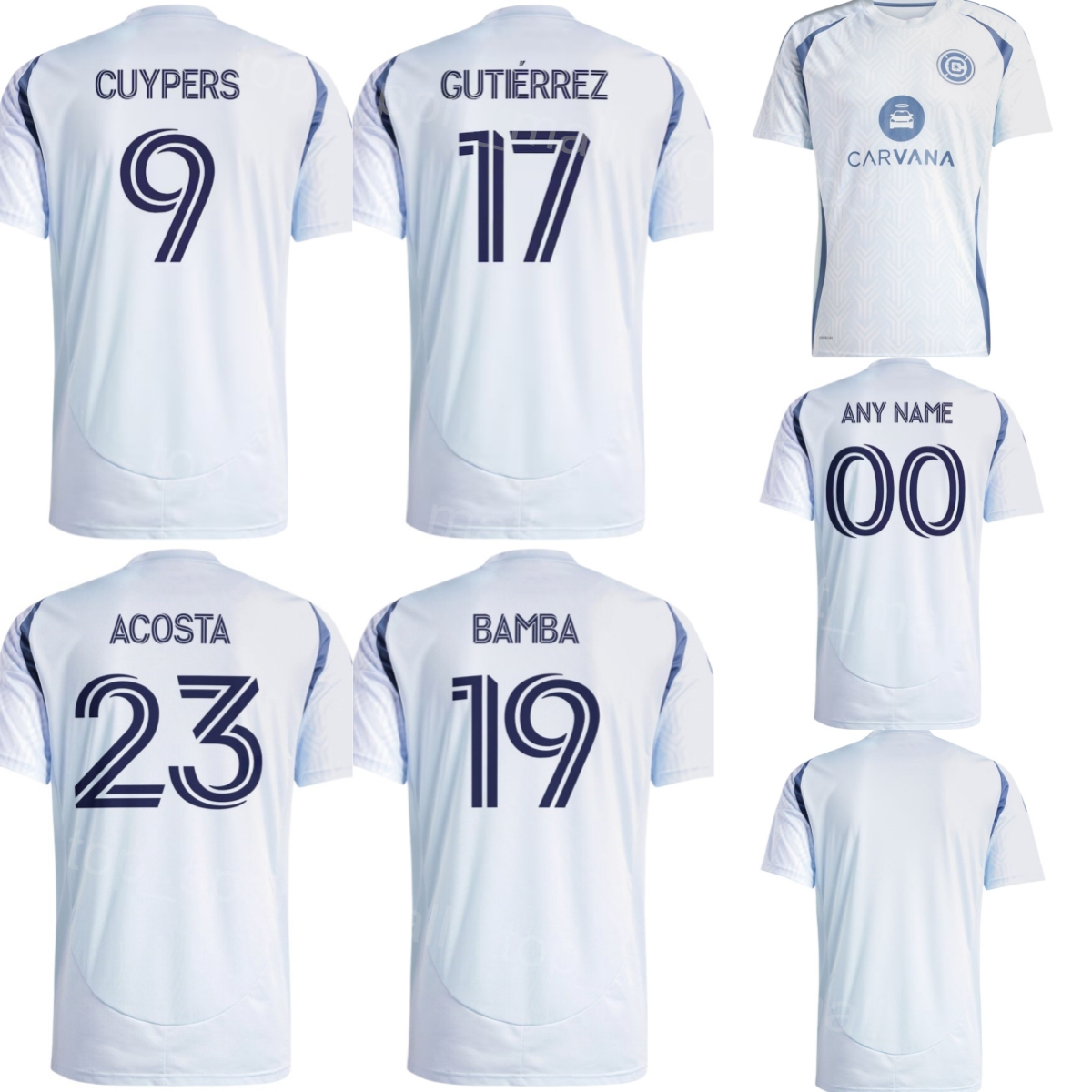 Club 25 26 Chicago Soccer Fire Jerseys 9 CUYPERS 11 ZINCKERNAGEL 19 BAMBA 17 GUTIERREZ 1 BRADY 15 GUTMAN 7 HAILE-SELASSIE 12 BARLOW 24 DEAN 3 ELLIOTT Football Shirt Kits