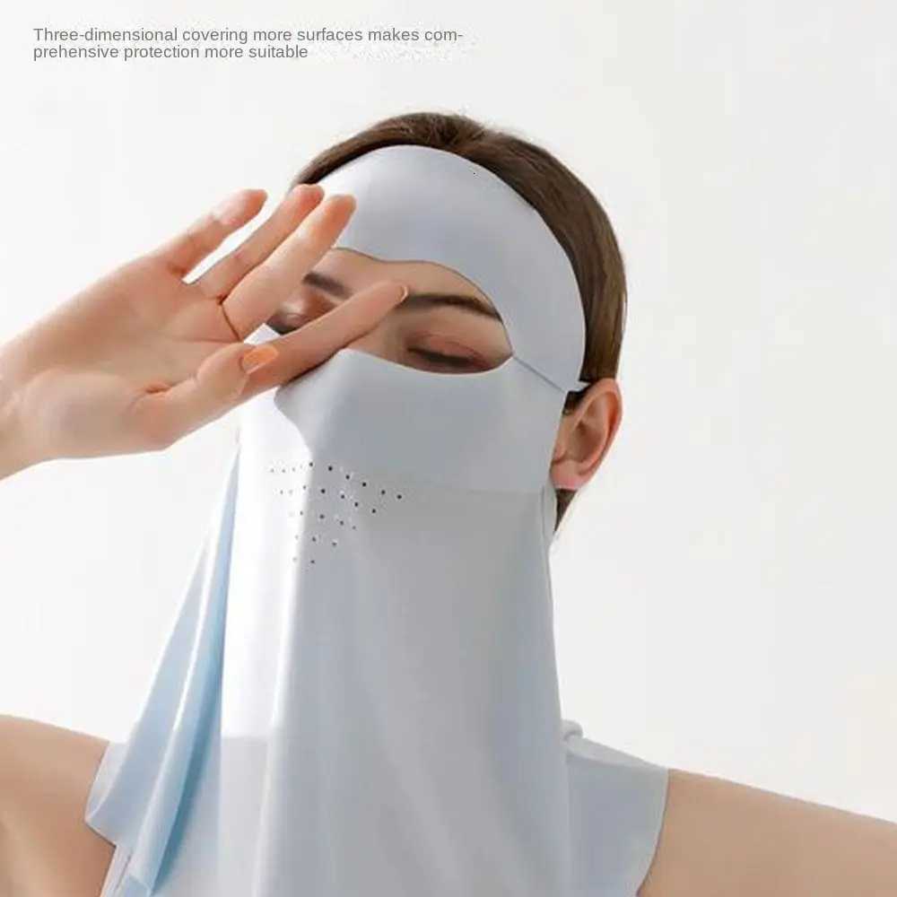 Sun Protection Mask Outdoor Sport Sunscreen Mask UV Protection Breathable Neck Gaiter Anti-UV Mask Silk Mask Z250725