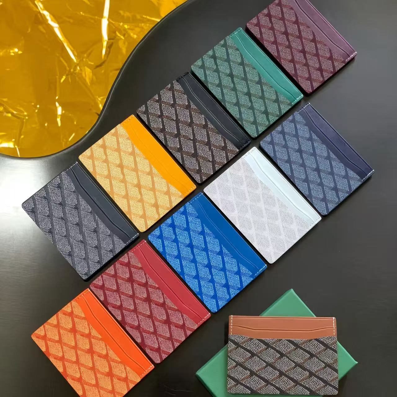 10A bvv designer wallet with box passport pouch ID Case card holder Pocket women Men Bag vintage Pebble Cardholder Credit Thin Bus Card