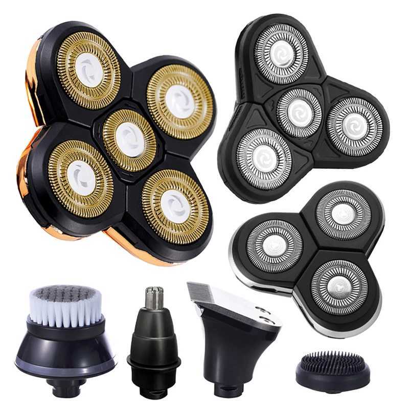 Replacement Electric Shaver Head Nose Trimmer Hair Clipper Facial Cleaning Brush Massage Head Spare 3/4/5 Cutter Floating Head 250715