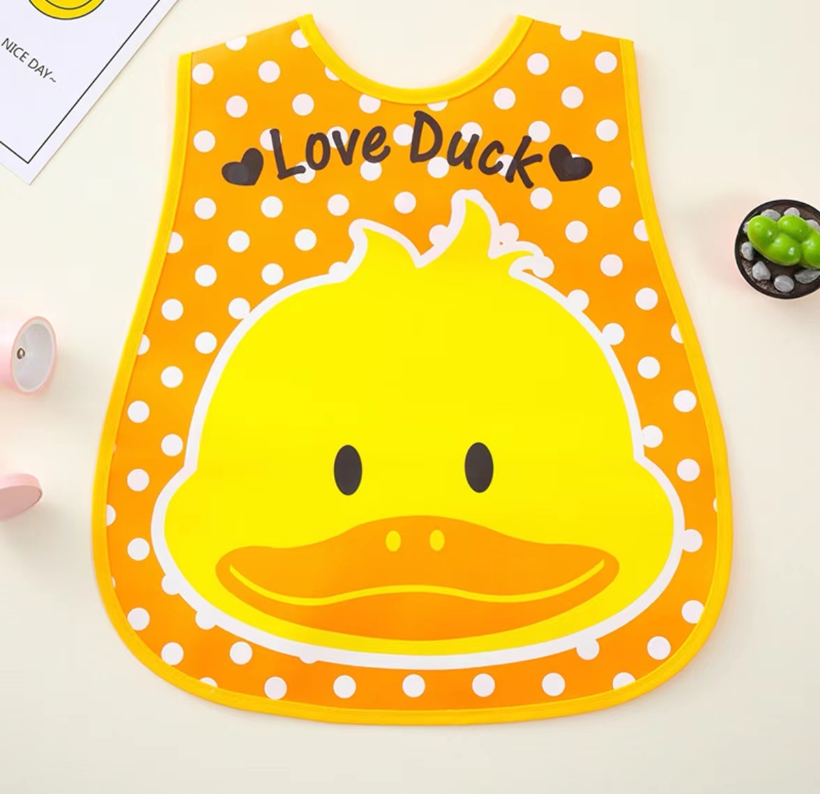 Waterproof Baby Feeding Bib - Sleeveless Infant Complementary Food Cover for Easy Cleanup
