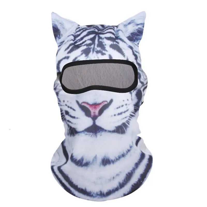 Outdoor Sunscreen Balaclava Hat 3D Animals Pattern Printed Full Face Mask Breathable Unisex Anti-UV Pullover Cap Cosplay Props Z250725