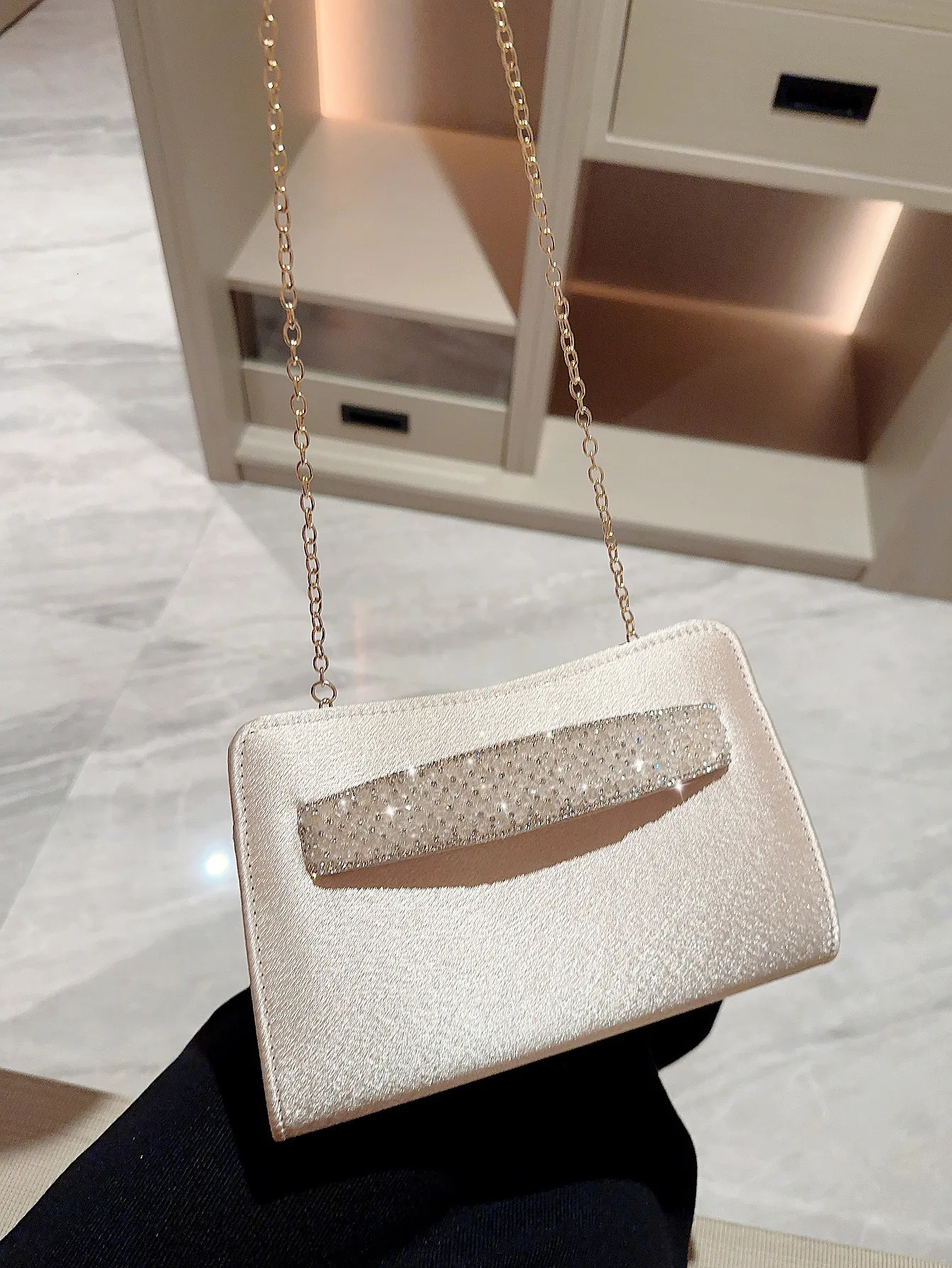 Womens Fashion Satin Clutch Bag Evening Bag Dress Bag Evening Bag Clutch Bag Banquet Bag Wedding Bag Party Prom Bag 250723