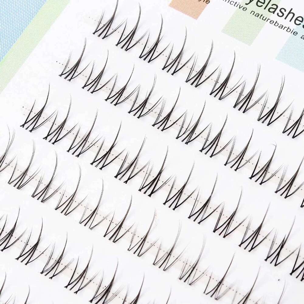 DIY Wispy False 10-12mm Little Devil Lash extenstion Cosplay maga Eyelashes for Daily Party Traveling Makeups X250725