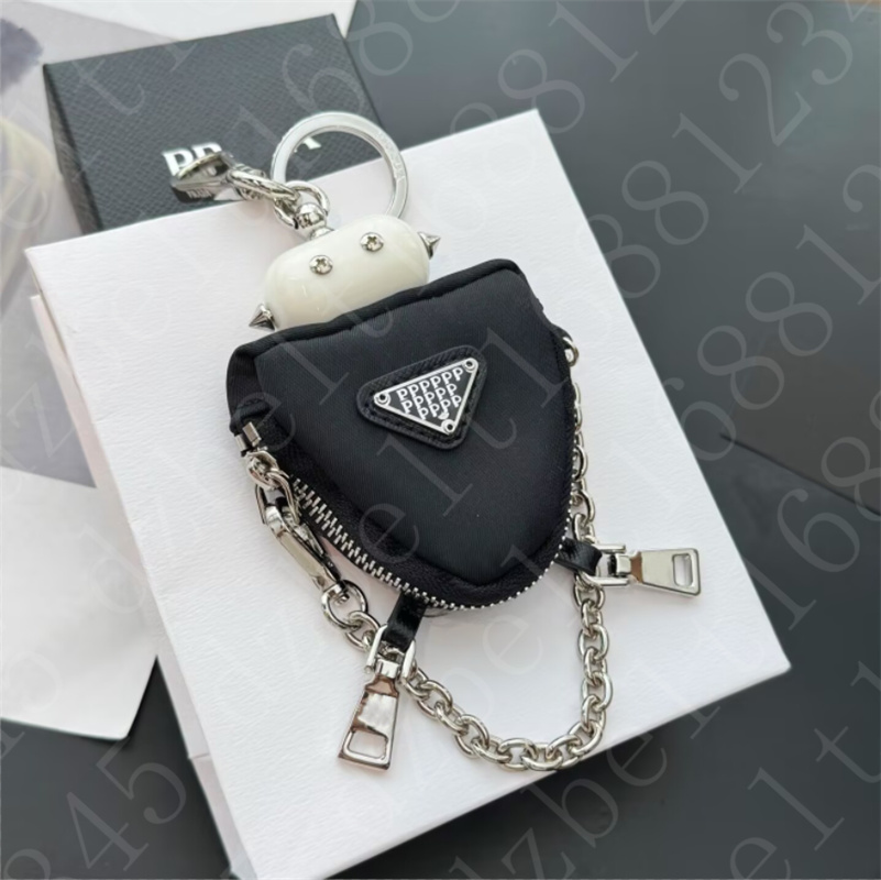 bag charm designer handbag charm luxury Bag Charms bag Accessory Circle buckle Long chain Love pendant quality stainless steel chain wholesale