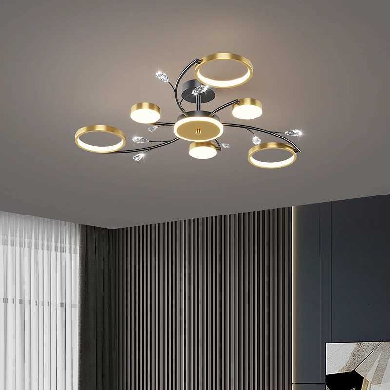 irlan Modern Ceiling Lamp Bedroom Chandelier Dining Table Light Room Lamp Household LED Chandelier APP Dimming Lamp XJ250725