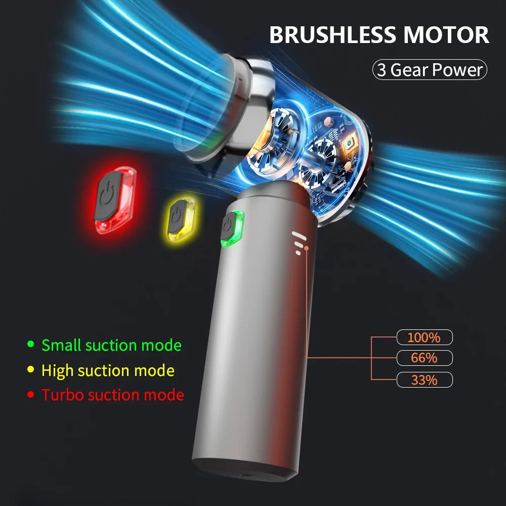 Car Vacuum Cleaner High Power Portable Handheld Wireless Brushless Motor Cleaning Machine Powerful Air Duster for Home Appliance 250721