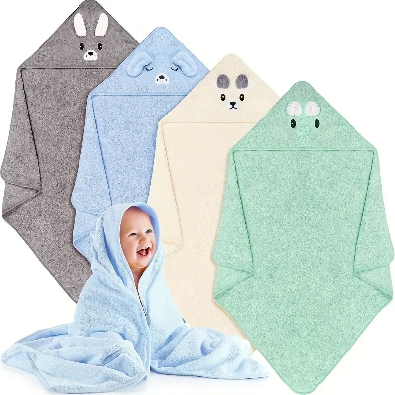 1 Piece Super Soft Hooded Baby Bath Towel Highly Absorbent Perfect Gift for borns Toddlers Towels 250725