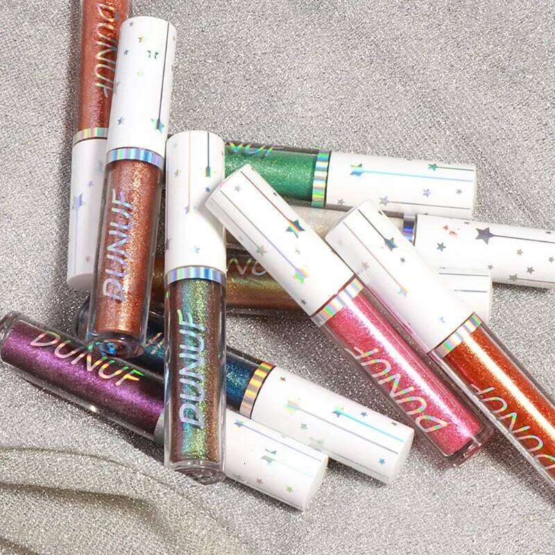 24color Eyeshadow Stick Liquid Eyeliner Metallic Color Green Pearlescent Glitter Eye Shadow Waterproof High Gloss Makeup Pigment