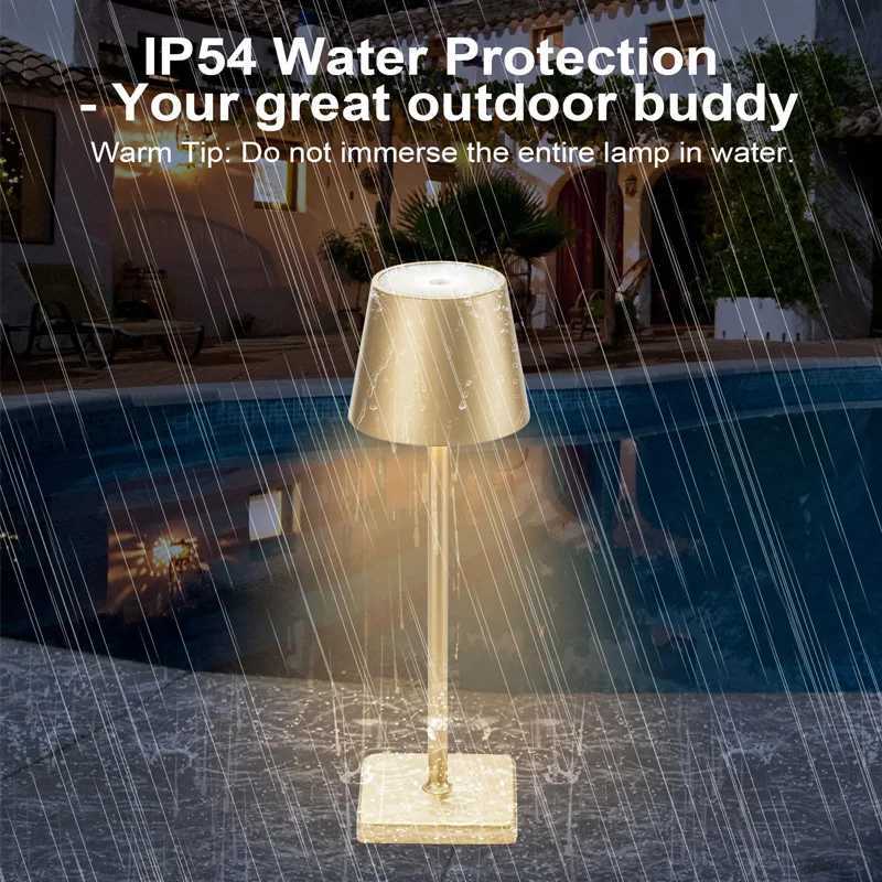 3 Colors Dimmable Wireless Reading Lamp with Touch Sensor Rechargeable Desktop Night Light for Hotel Bar Bedroom Decor XJ250725