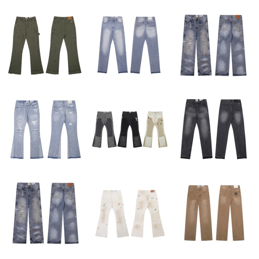 designer mens Jeans Loose Jean Hombre trousers men and women fashion brand luxury pants denim pant Trend Brand Motorcycle men's Pants v0
