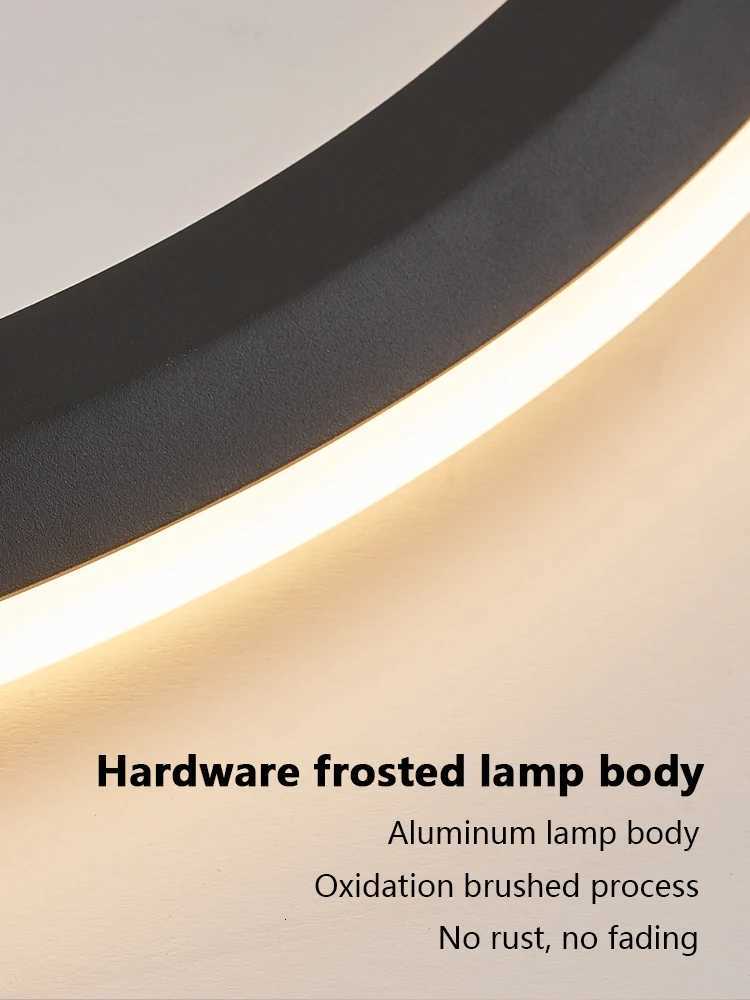 Living Room Chandelier Modern Simple Led Ring Master Bedroom Lamp Bar Island Table Restaurant Lamp Kitchen Pendant LightsXJ250725