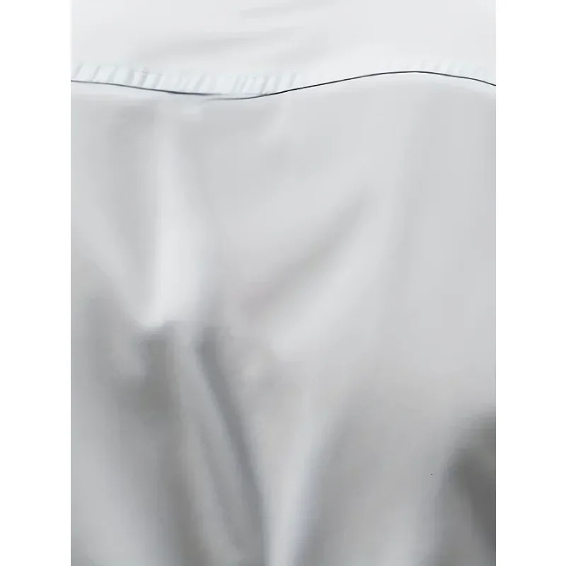 2025 Mens Shirt Solid Color Long Sleeve Smart Casual Four Season Elastic Male Business Shirts 250717