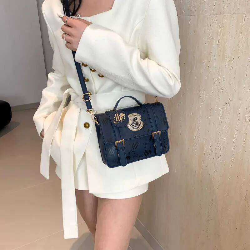 Potter Handbag Women PU Leather Hogwarts College Crossbody Vintage Fashion Cambridge Shoulder Bag for Girls