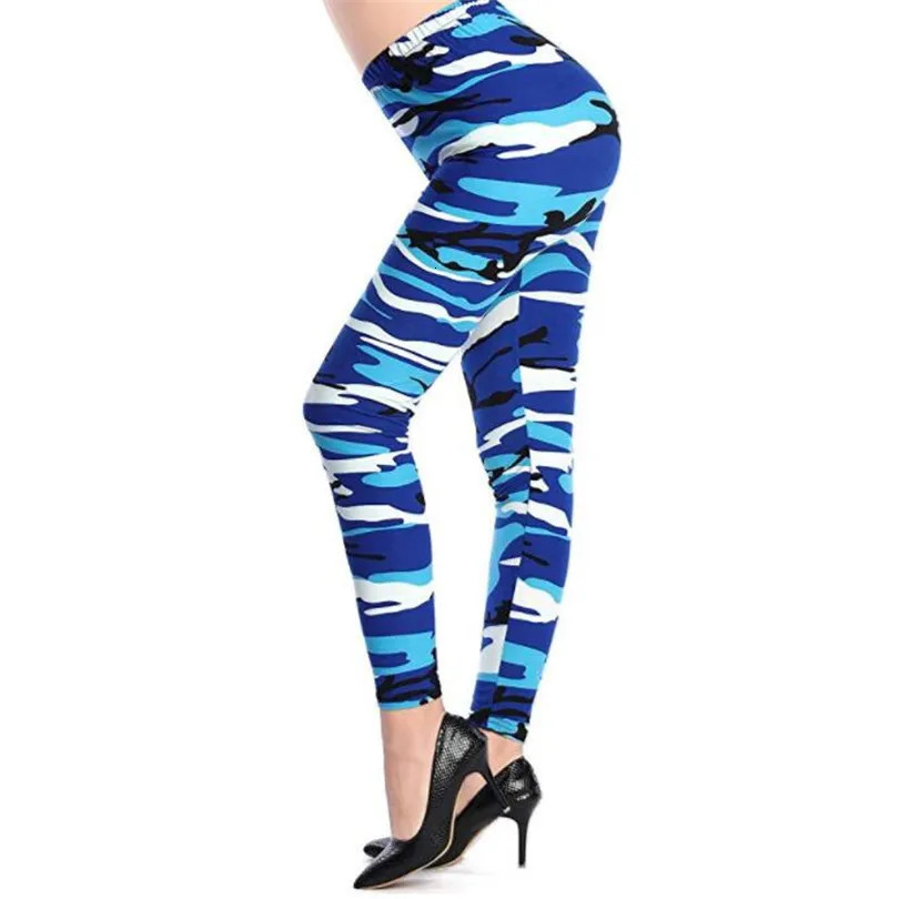YRRETY Women Fashion Legging Push Up Printing Summer Workout Polyester Jeggings Breathable Slim Leggings Pants 250725