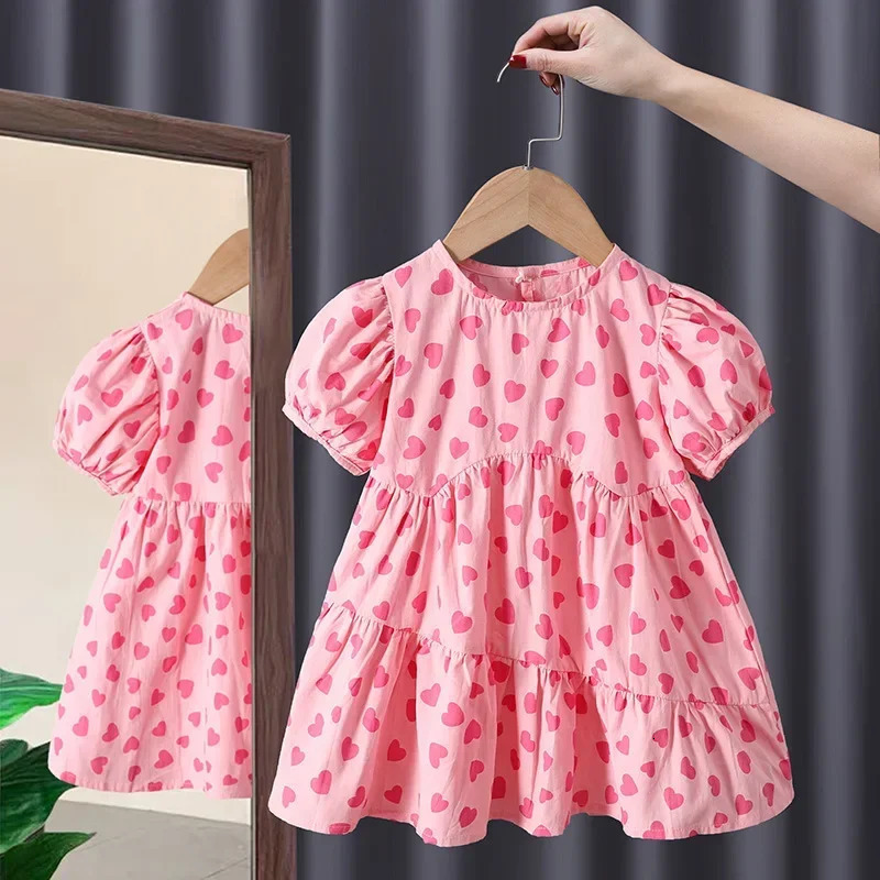 Baby Girl Princess Dress Flower Dresses Toddler Clothing Casual Summer Kids Girls Floral Clothes 250725