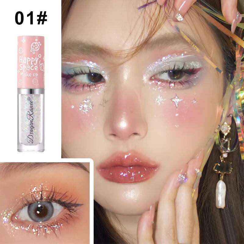 Glitter Highlighter Pearlescent Liquid Eyeshadow Eyeliner Silkworm Pencil Long-lasting Shiny Eye Makeup X250726
