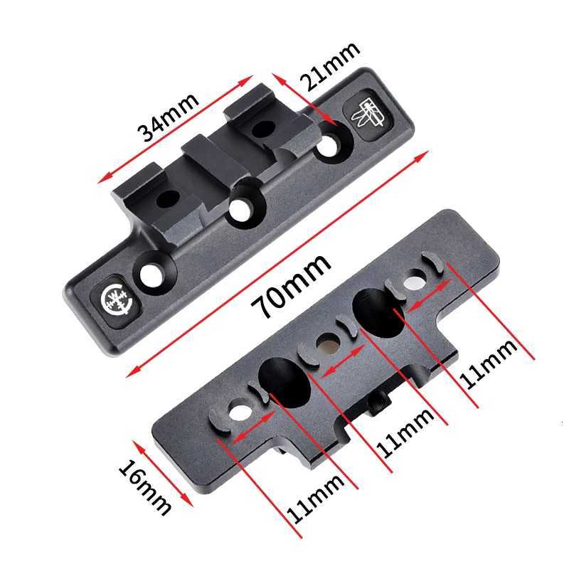 Vadsn Tactical Surefire M600 M300 Light Thorntail2 Weapon Flashlight Mount For Mlok Keymo Rail CNC Aluminum Alloy Metal W250722