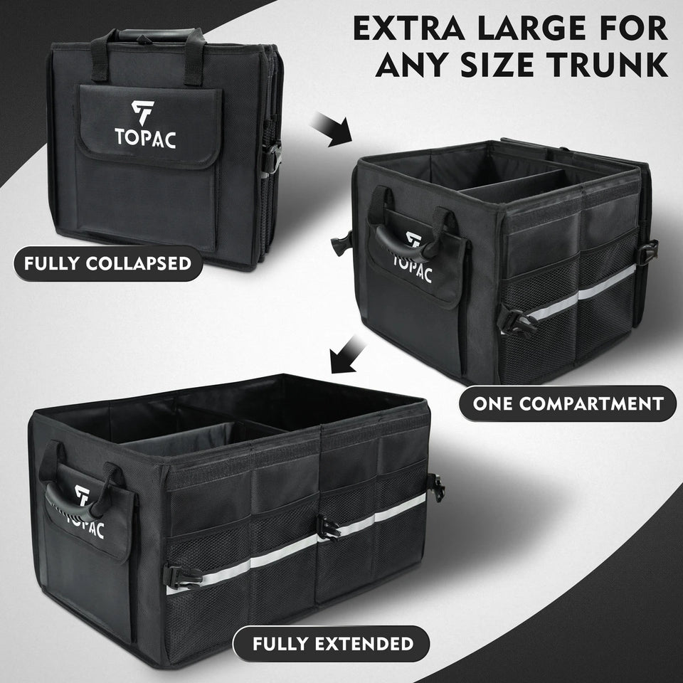 trunk storage box fully collapsed extra large for any size trunk