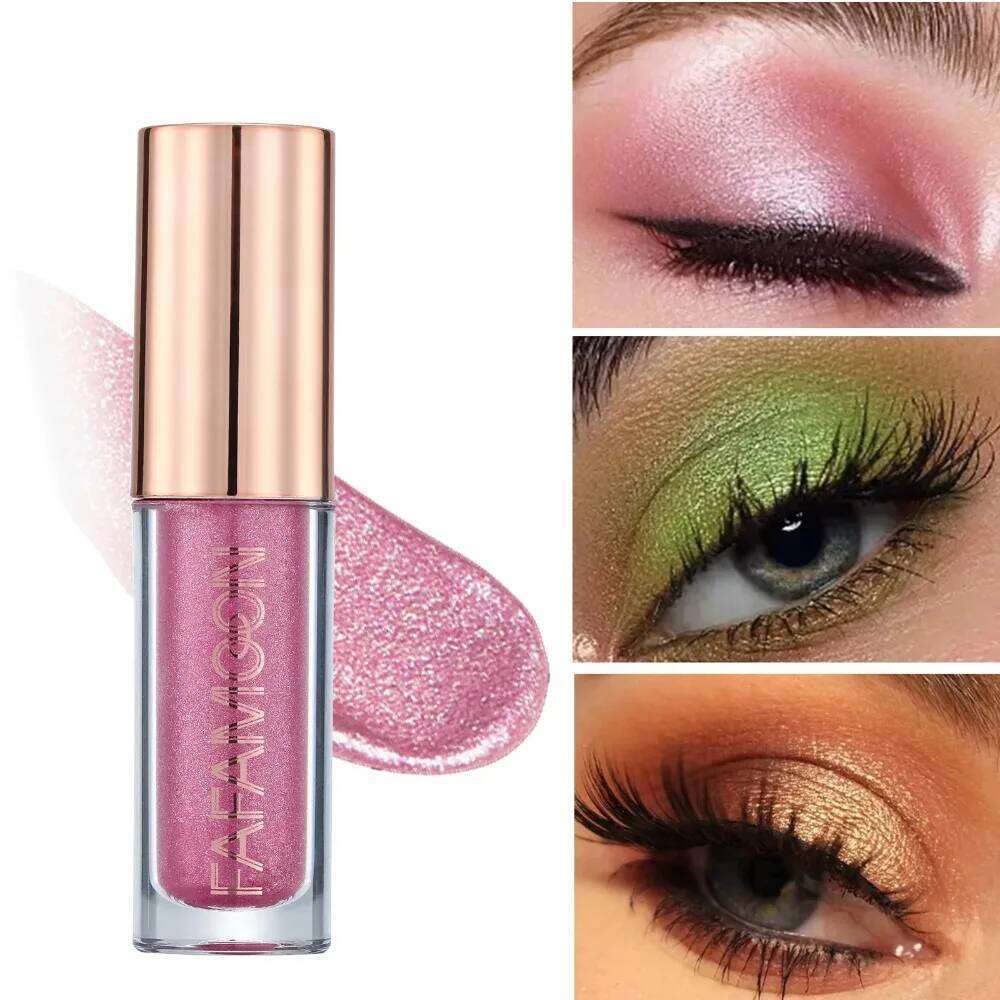 ple Liquid Eyeshadow Matte&Metallic Shimmer Shadow Non-sticky One-Swipe Coverage Quick-Drying Crease-resistant Eye Makeup X250726