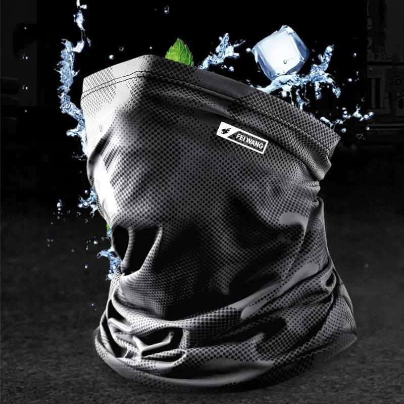 Summer Sunscreen Silk Mask Neck Gaiter UV Protection Face Cover Sunscreen Face Mask Outdoor Cycling Sun Protection Masks Z250725