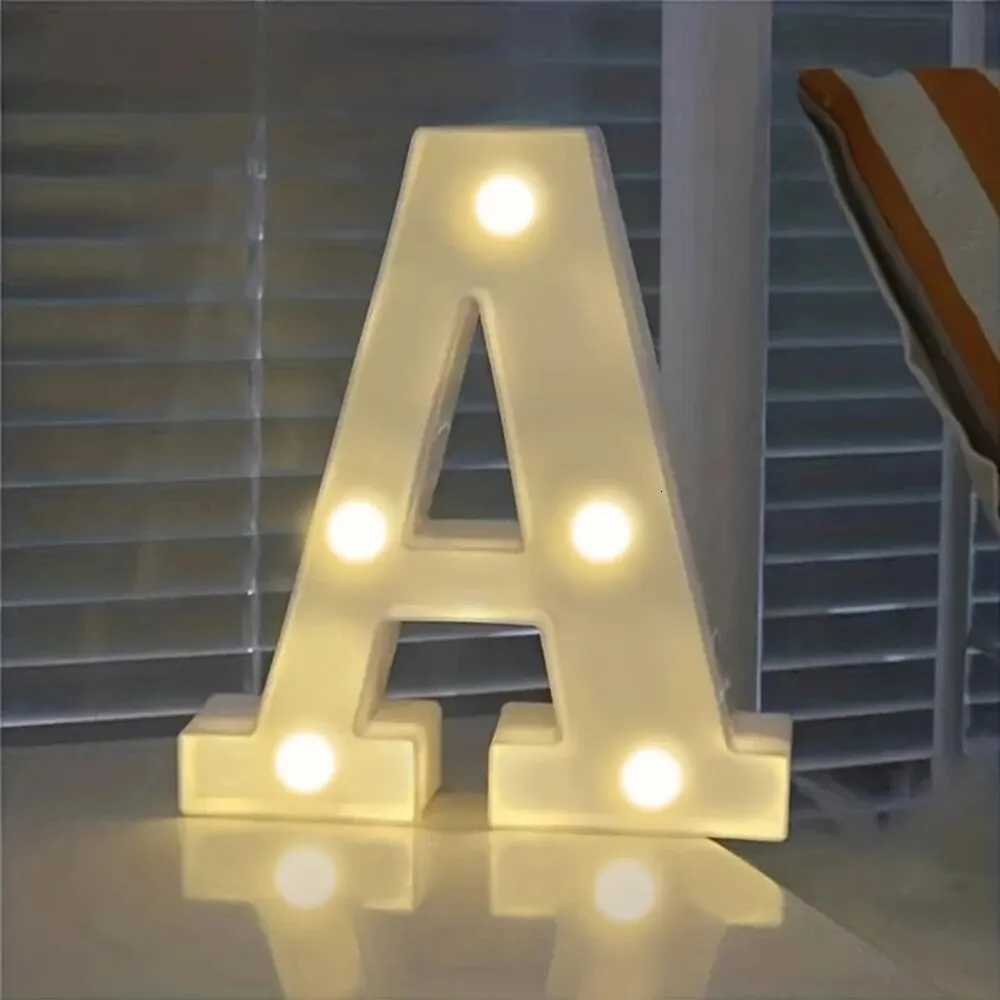 16cm Alphabet LED Night Lights Luminous Number Letter Lamp for Home Wedding Birthday Christmas Party Decoration XJ250725