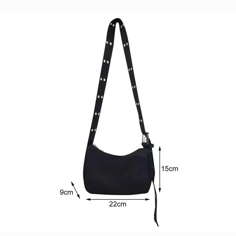 Trendy Crossbody Bags with Double-breasted Adjustable Strap Womens Shoulder Bag Zipper Purse Y250730