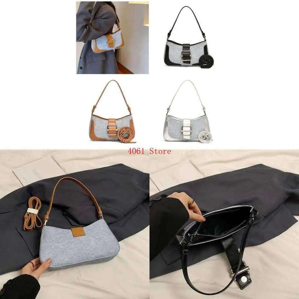 Fashion Shoulder Bag For Women PU Leather Crossbody Purse With Adjustable Strap