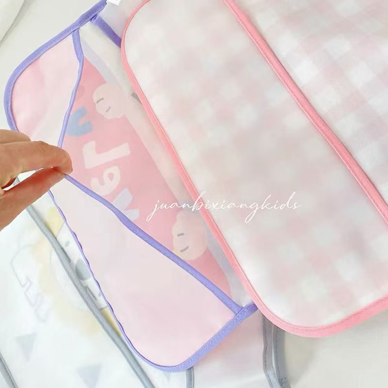 Personalized Child Protective Clothing: Waterproof Sleeveless Bib for Easy Clean-Up Meals