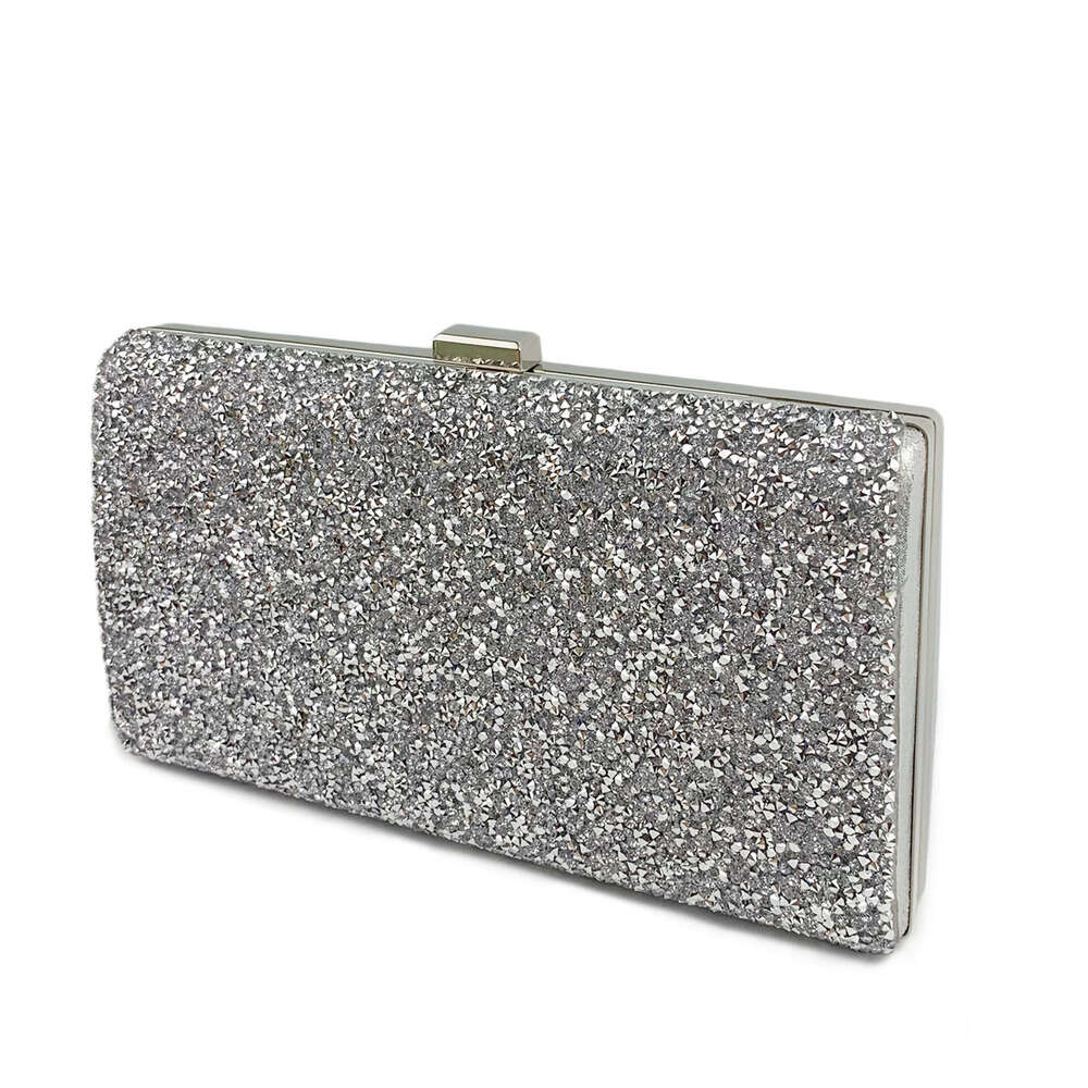 Full Rhinestone Simple Dress Party Bridesmaid Handheld Single Shoulder Crossbody Women's Bag