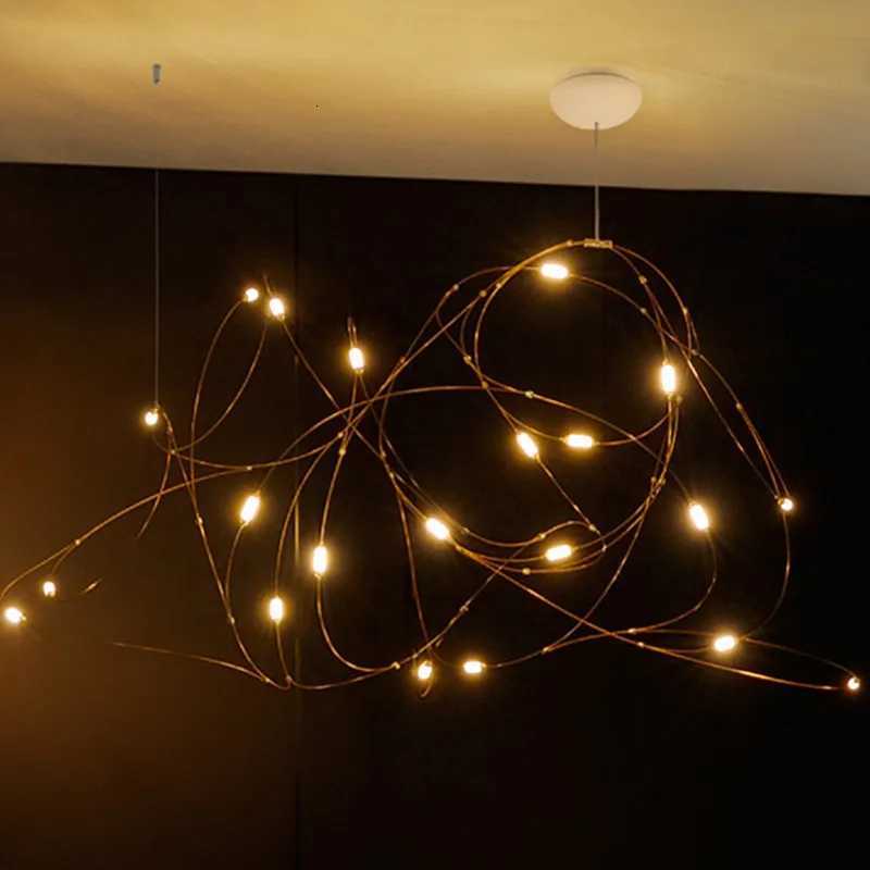 Disc Quasar Chandelier Nordic Moooi Flock Lamp Firefly Designer Lamp for Hotels Luxury Dining Room Furniture Stairwell LightingXJ250725