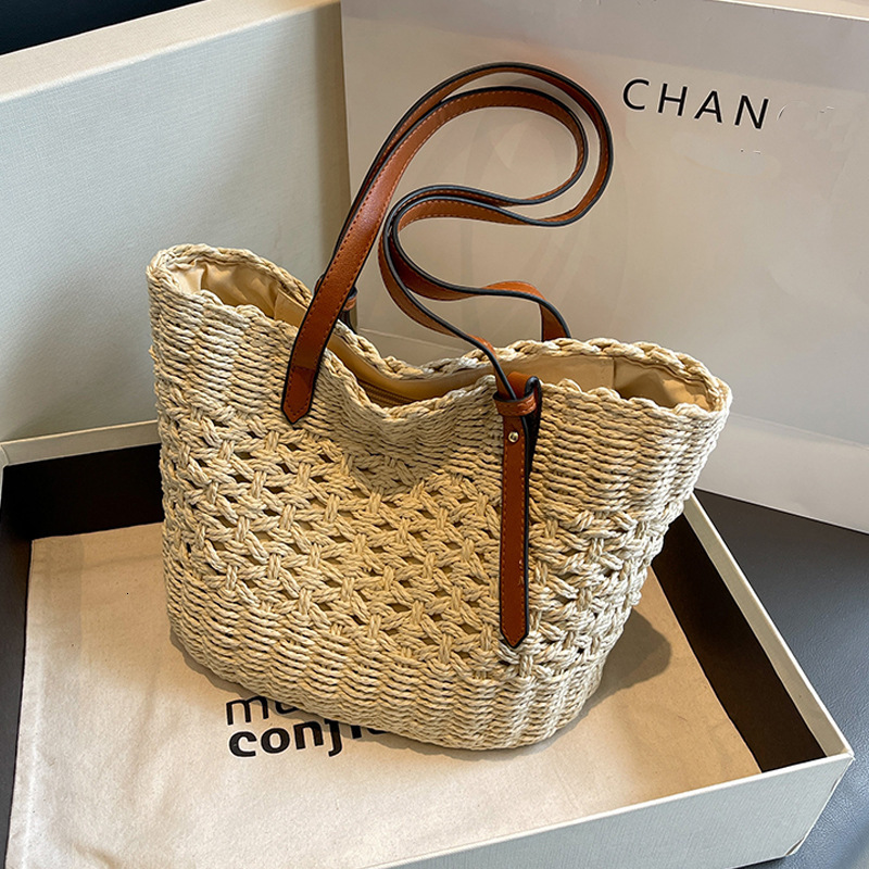 Luxury Brand Designer Bag Women's Handbag Shopping Bag Woven Bag New Ethnic Style Straw Bag Casual Luxury bag Large Capacity Shoulder Tote Bag