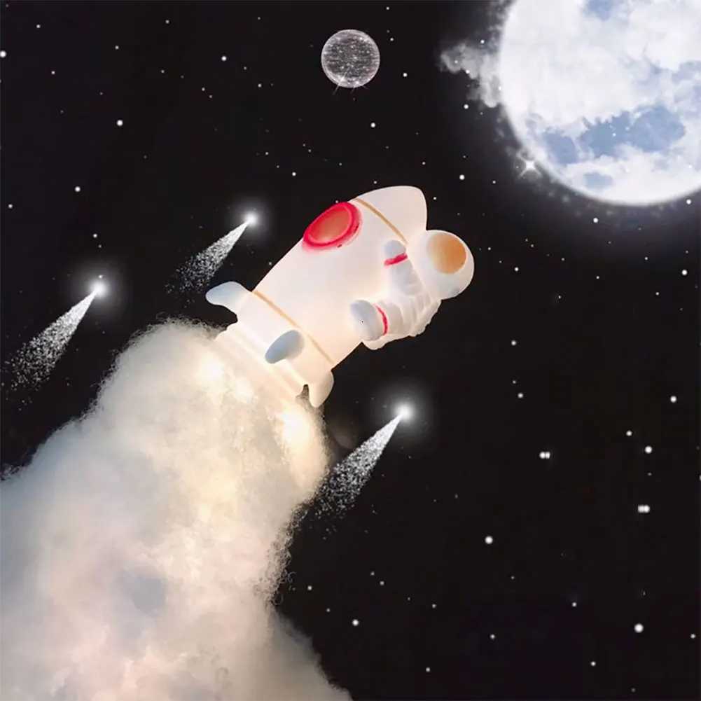 Creative Astronaut Night Light DIY Small Rocket Lamp Material Set 2M Space Themed LED Light String USB Charging Kids Home Decor XJ250725