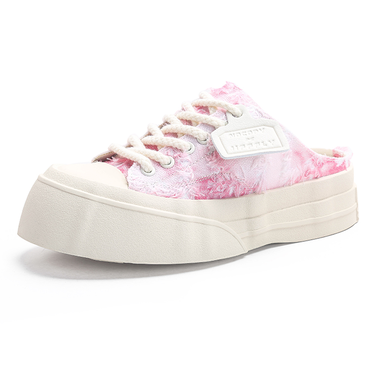 Jifffly Women's Canvas Slip-On Sneakers - Fall Outerwear Low Top Soft Sole with Height Boost