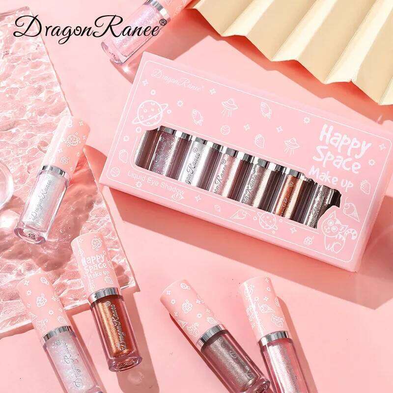 1/8PC Shimmer and Shiny Waterproof Liquid Glitter Eyeliner Eyeshadow Metallic Liner Pen Eye Beauty Party Makeup Tools X250726