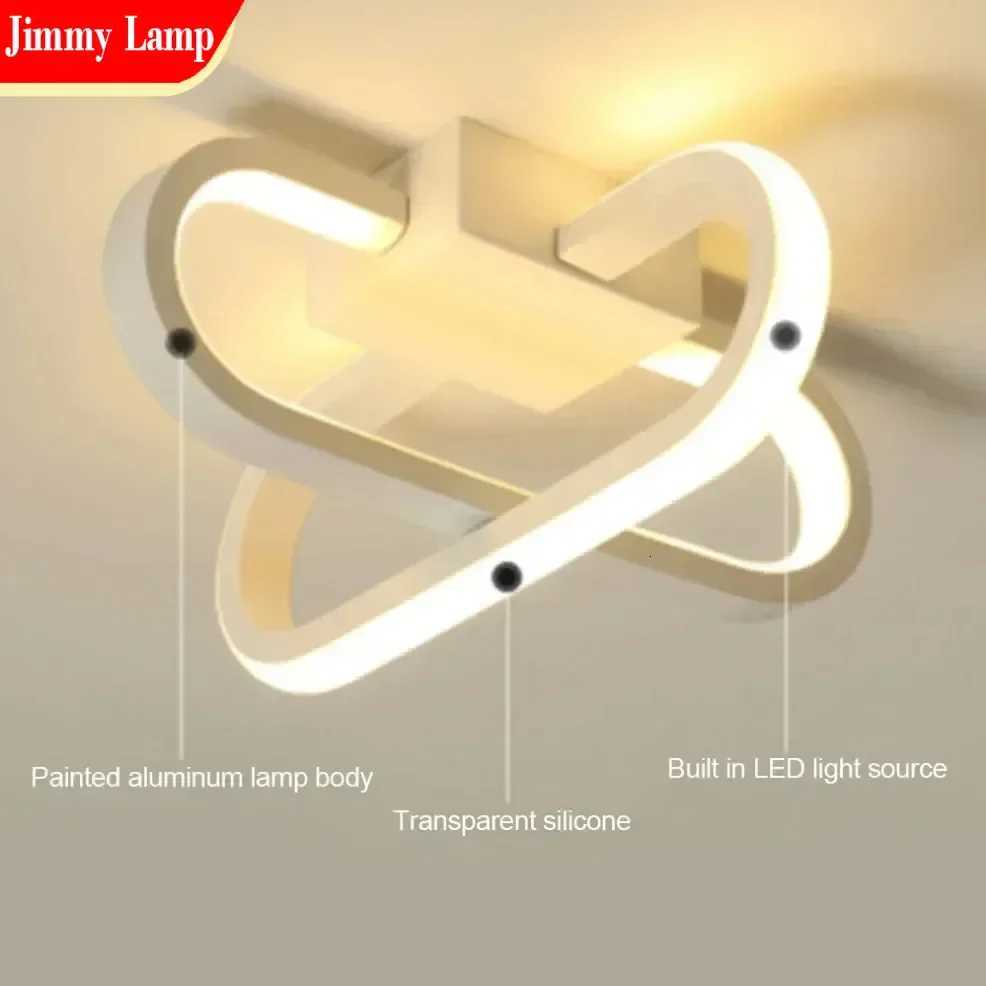 Nordic Creative 3-color Light LED Strip Ceiling Light for Living Room Balcony Entrances Stairs Home Corridor Lighting Decoration XJ250725