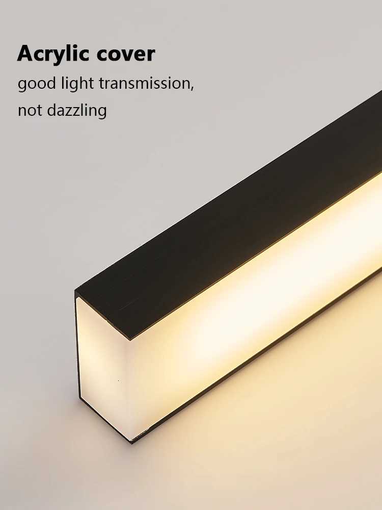 Restaurant Chandelier Modern Simple LED Office Living Room Chandelier Minimalist Desk Bar Table Lamp Kitchen Pendant Lights XJ250725