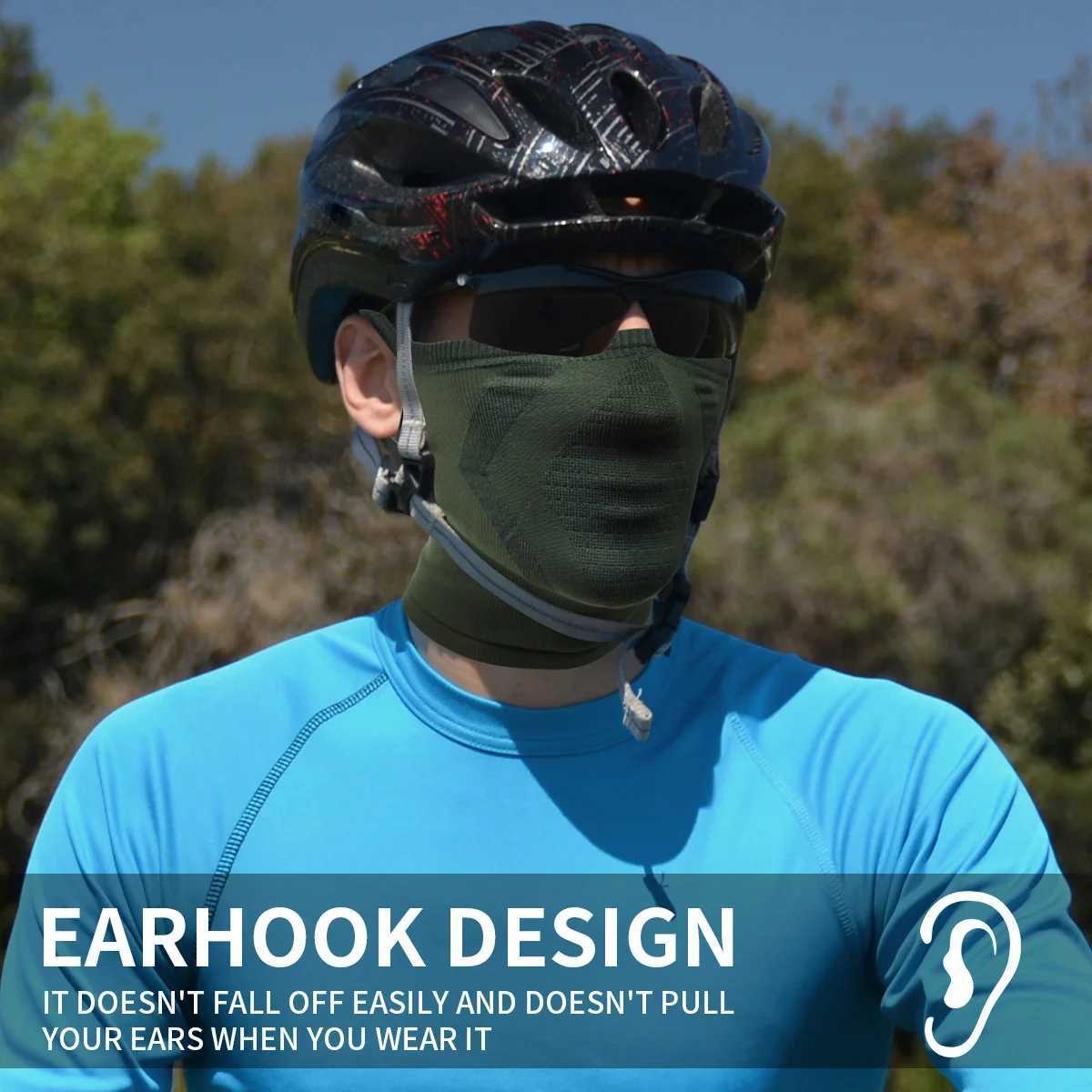 Anti-Uv Breathable Windproof Sun Protection Face Mask Reusable Sports Cycling Men Women Z250725