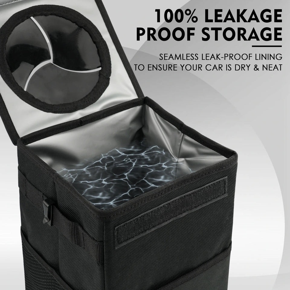 ecofriendly reusable car trash can for organized rides