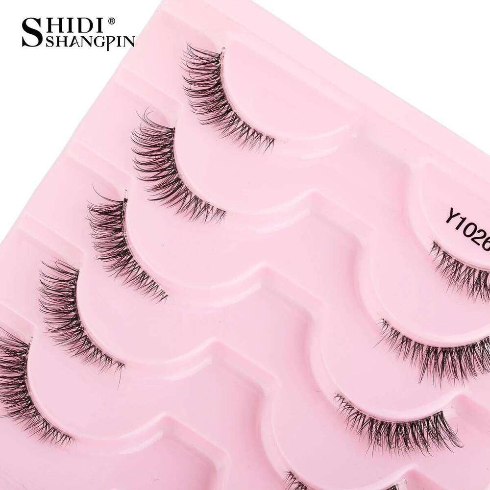3/10Pairs Half False End Extension Wispy Cat Eye Look Natural Short Accent Lashes Makeup Faux Mink Fake Eyelashes X250725