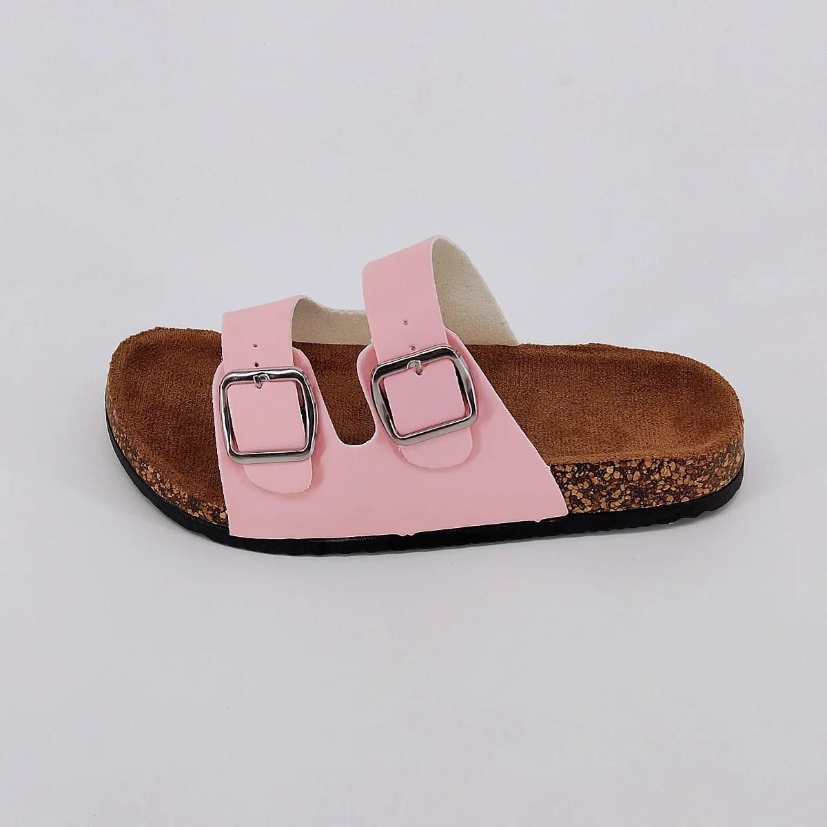 Fashionable Buckle Flat Cork Slippers Leisure Beach Style Summer Unisex Outdoor Casual Open Toe Sandals 250725