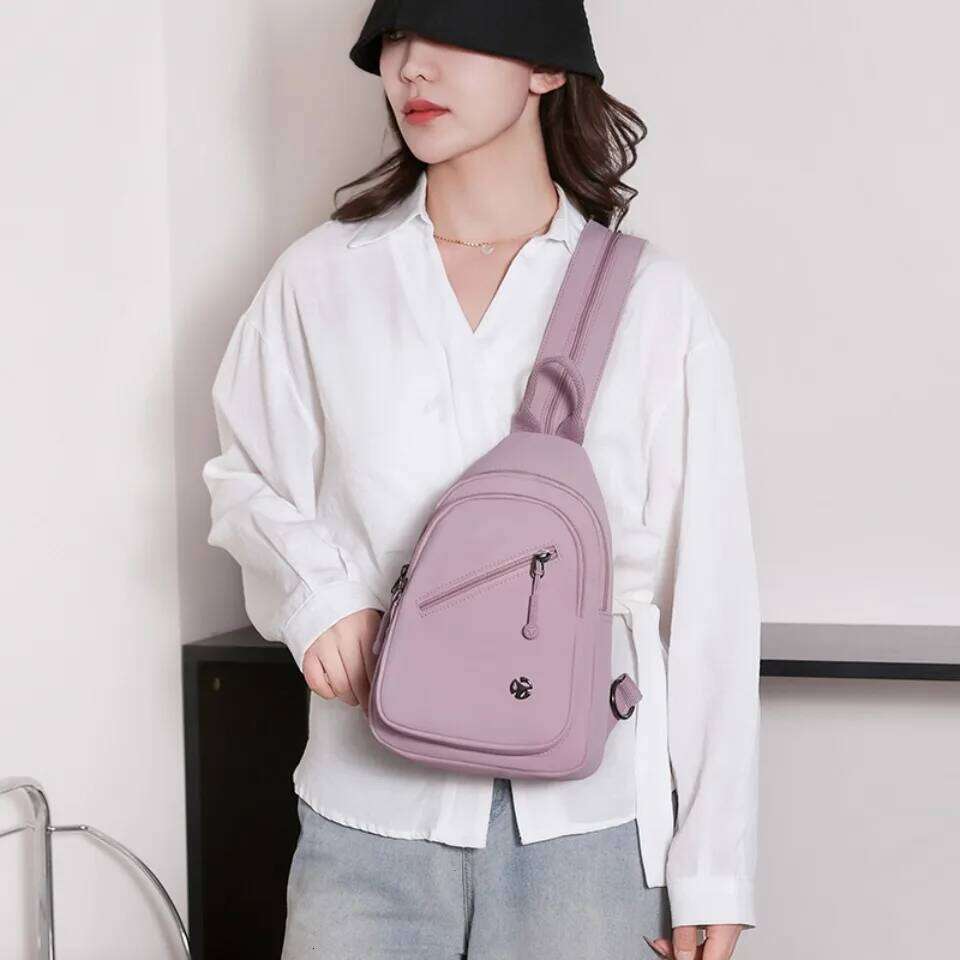Waterproof Nylon Women Chest Shoulder for Female Sac Ladies Crossbody Bags Lightweight Girls Messenger Travel Bag