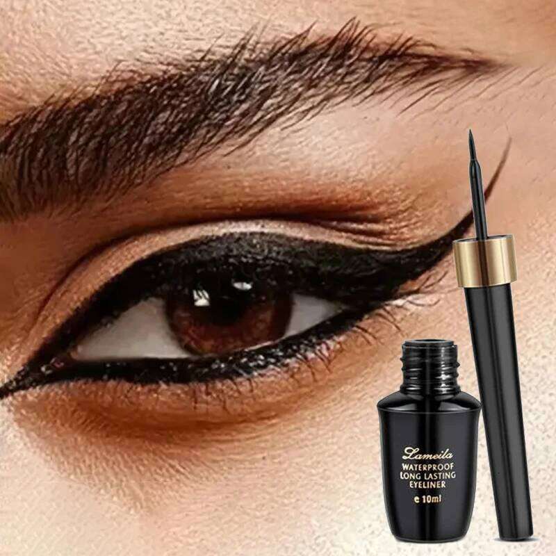 Long-lasting hard-tipped gel eye ultra-fine waterproof black liquid eyeliner pen X250726