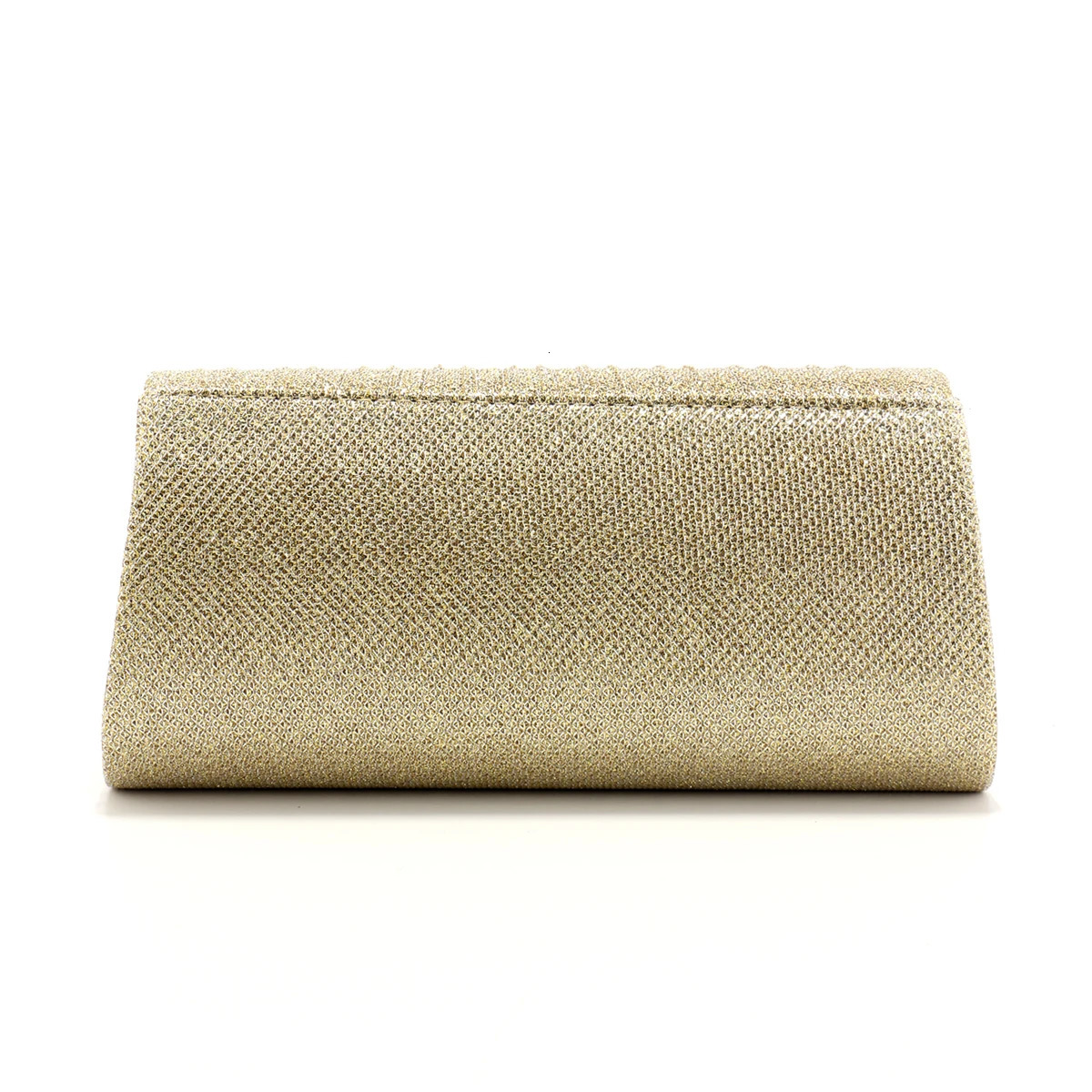 Metal Women Evening Bags Ruched Sequined Small Envelope Shaped Box Party Wedding Event Handbags Purse 250723