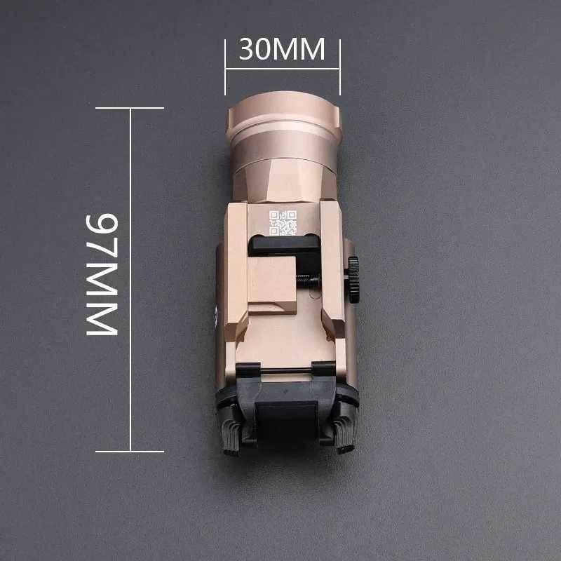 300 Metal Surefire X300 Ultra XH35 Weapon Gun Light Airsoft SF X300U Flashlight Glock G17 G19 Pistol Scout Light Fit 20mm Rail W250722